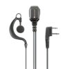 Midland MA21-L Pro C1496, Microphone avec Écouteur Mono Réglable, Accessoire Radio à Combiné avec Câbles Spiralés à Double Jack/ Broche, PTT et Vox Sélectionnables