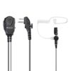 Midland MA31-M Microphone avec Écouteur Mono Pneumatique, Ptt Et Vox Sélectionnable Ptt Et Vox Double Jack/Pin Accessoire Radio