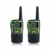 MIDLAND C1177 XT30 – Radio Émetteur-Récepteur Talkie Walkie Entrée de Gamme – Couleur Verte – Format 16 Canaux, Portée 6 km, 38 Tonalités – Jeu de 2 Émetteurs-Récepteurs