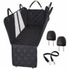 Meadowlark® Housse de siège pour Chien Voiture Universelle Imperméable! Protection complète Banquette arrière véhicule + portières + 2 appuis-tête. Couverture pour Animaux avec Fenêtre Réseau