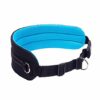 LASALINE Canicross Ceinture Abdominale pour Laisse de Chien – Noir Bleu Clair