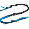 cat-or-dog.boutique Laisse Canicross Mains Libres Professionnel – Amortisseur rétractable Extensible 2,5m: Jogging, Ski-joëring. Reinventons la Promenade avec Le Chien. (L: 30+ kg, Bleu)