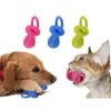 Sucette Jouets anti-stress pour chiens jeux chien à mâcher jeux pour chiens de petite et moyenne taille nettoyage dentaire jeux interactifs pour chiens, jeu à grignoter en caoutchouc souple