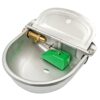 MUALROUS Abreuvoir Automatique en Acier Inoxydable pour Viande De Bœuf avec Valve en Laiton 1/2" Cheval, Bovin, Chèvre, Mouton, Cochon, Chien Valve Flottante