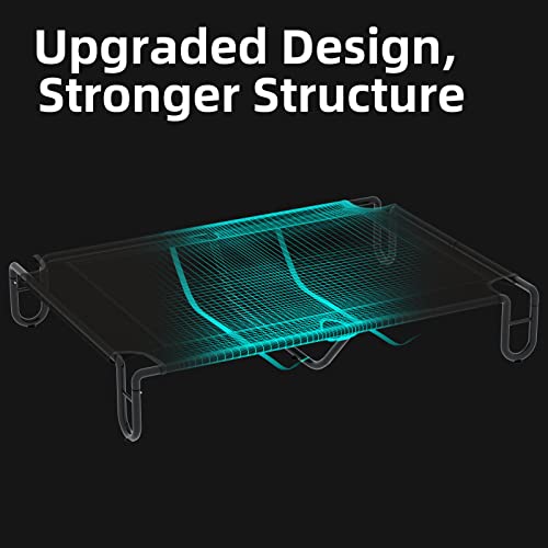 FAYDUDU Lit Chien Surélevé Rafraichissant Lit de Camp pour Chiens Chats Animaux de Compagnie Intérieur Extérieur Panier Chien de Grande Taille Coussin Chien Indestructible (XL)