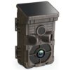 Caméra de Chasse Solaire 24MP 1080P, Camera de Chasse Nocturne Batterie Intégrée Rechargeable, Camera Chasse Infrarouge Temps de Déclenchement 0,1s IP66 Étanche pour l’observation de la Faune