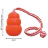 KONG - Aqua - Jouet aquatique flottant à rapporter - Pour Chien Grande Taille