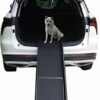 Llctools Rampe de voiture pour chien – Rampe de coffre pour animaux de compagnie – Antidérapante. 156 x 40 x 8 cm.