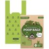 Sacs Pogi’s pour Déjections Canines – 300 Sacs non parfumés avec des Poignées Faciles à Attacher – Grands, Biodégradables, Etanches