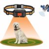 Clôture Anti-Fugue Sans Fil GPS pour Chien Extérieur, Amélioré IPX7 Étanche Électrique Système Clôture Collier avec la Nouvelle Puce D’amplification de Signal GPS Intelligente, Rayon Jusqu’à 1000m