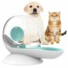 Distributeur d’eau pour Chien, Abreuvoir à gravité pour Chat, Forme d’escargot, Fontaine d’eau pour Chat Automatique, Distributeur de Bol d’eau pour Chien – Niveau d’eau Facile à Voir