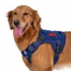 OneTigris Fire Watcher – Harnais tactique Molle – Avec 1 poignée et 2 anneaux en D – Nylon 1000D – Taille M – Bleu