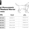 Hurtta Weekend Warrior Harnais pour Chien Motif Corbeau 45,7 à 61 cm