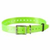 NUM’AXES Sangle polyuréthane Vert Fluo Longueur 65 cm – Largeur 25 mm