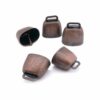 Lot de 5 Cloches en Cuivre pour Chien – Cloches en Métal pour Animal – Cloche en Bronze Bruyant – Petite Cloche en Laiton – pour Vache, Cheval, Mouton, Chats et Petits Animaux de Compagnie