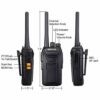 Retevis RT27 Talkie Walkie Professionnel Longue Portée RMR446 sans Licence