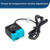 PetSafe Fontaine à boire Seaside en acier inoxydable, eau potable propre pour chats et chiens, fonctionnant malheureusement, capacité de 1,8 L, argent