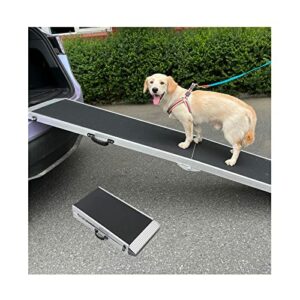 Rampe De Voiture Pour Chien Pliable Noir [en.casa]