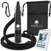Weidebach® sifflet Noir pour Chien, sifflet pour rappeler Son Chien, sifflet pour entrainer Son Chien, sifflet Noir a Ultrason pour Chien, sifflet d’entrainement pour Chien, sifflet Chien, sifflet