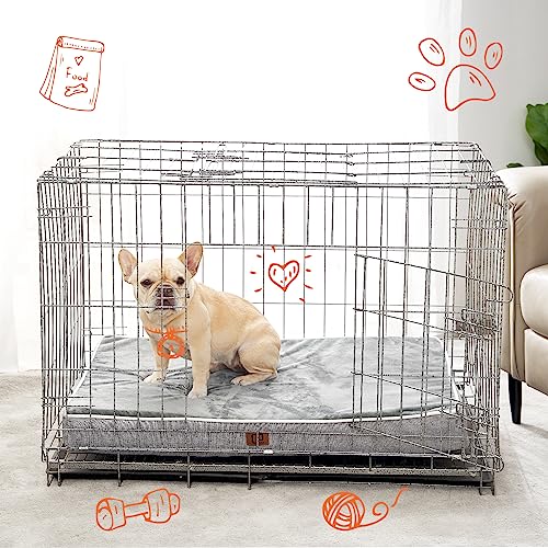 Chenil pour chien - en grillage souple - modulable - porte 100cm