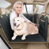 Lekespring Protection Voiture Chien Siege Arriere AVCE Planche en Bois Solide | Housse Voiture Chien Résistant à l’abrasion, aux Rayures et Imperméable – Convient à Tous Les Types de Voitures – Noir
