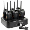 Retevis RT27 Talkie Walkies Professionnel, Longue Portée 6 pièces