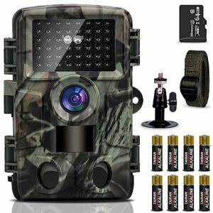 GardePro X50 Caméra de Chasse 4G LTE avec Carte SIM et APP, Vidéo H.265  32MP, Vision Nocturne Infrarouge No-Glow de 30 m, Détecteur de Mouvement  0,1 s et IP66 Étanche - ProChasse