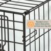MidWest Homes for Pets Midwest Life Stages Cage avec Porte Pliante pour Chien, 91,44 cm par 60,96 cm par 68,58 cm