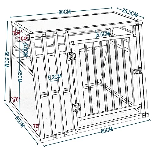 BingoPaw Cage Chien Interieur Solide: Caisse de Transport Double sur  Roulette Grande Taille - Cages Deux Niveaux Robuste Extérieur pour Grand  Chiens en Métal avec 2 Plateau Amovible 95x57x144.5cm - ProChasse