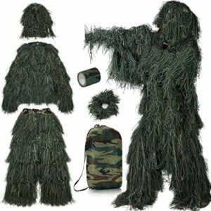 Tenue Camouflage Militaire 3D Photo Animalière Chasse Gants Cagoule  Ajustable pour Homme Femme - Tenues complètes de Chasse (11280884)