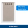 PetSafe Porte Murale pour Chien et Chat – Porte avec Tunnel télescopique – Taille L