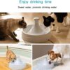 Préfiltres en Mousse et Filtre à Carbone Compatible avec PetSafe Drinkwell Fountain INOX 360 Avalon Pagoda Seascape et Sedona Fontaines, Filtre pour Fontaine à Eau Chat Chien par Poweka (Lot de 16)