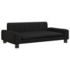 vidaXL Lit pour Chien Noir 90x53x30 cm Similicuir
