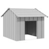 vidaXL Niche pour Chien avec Toit Noir 85x107x81 cm Acier galvanisé