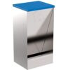 Suinga Trémie Mangeoire Automatique pour Chiens, Chats, Animaux de Compagnie 20 litres, Mangeoire galvanisée, 31x26x61 cm, Gris