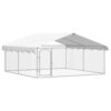 Bussandri Exclusive – Chenil pour chien avec toit 300x300x150 cm