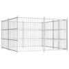 Chenil Extérieur pour Chiens 3x3x1,85m Enclos Cage Niche Chiots Animaux