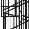 Chenil d'Extérieur pour Chiens Acier 11,06 m² Cage Niche Enclos Chiots