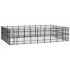 Susany Chenil d'extérieur pour Chiens Cage d'extérieur Chenil Polyvalent pour Chiens Chenil pour Chien Acier 49,77 m²