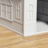 PawHut Niche d'extérieur en PP Blanc pour Chiens de Petite et Moyenne Taille - 65 x 75.7 x 63 cm