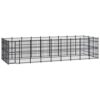 Susany Chenil d’extérieur pour Chiens Cage d’extérieur Chenil Polyvalent pour Chiens Chenil pour Chien Acier 24,88 m²