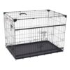 Caisse pour Moyen chien Pliable avec double portes – Taille 91 x 61 x 69 cm – Lucky Dog