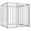 Festnight Chenil d’extérieur pour Chiens Cages à Chien Polyvalente 100 x 100 cm