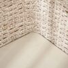 PawHut Chenil pour Chien et Chat en rotin avec Coussin Blanc Lavable, lit d'intérieur pour Animal de Compagnie, 70.5x40x37.5cm, Beige