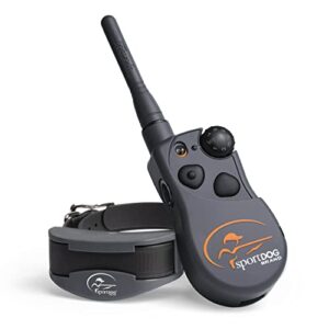 SportDOG - Collier de Dressage SportTrainer pour Chien, Télécommande Submersible, 21 Niveaux de Stimulation (Électrostatique, Vibration, Signal Sonore) - Portée 1600 m